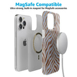 Untamed | Brown & Blue Zebra Case