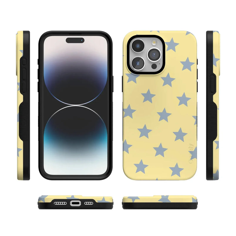 Shine Bright | Butter Yellow Stars Case