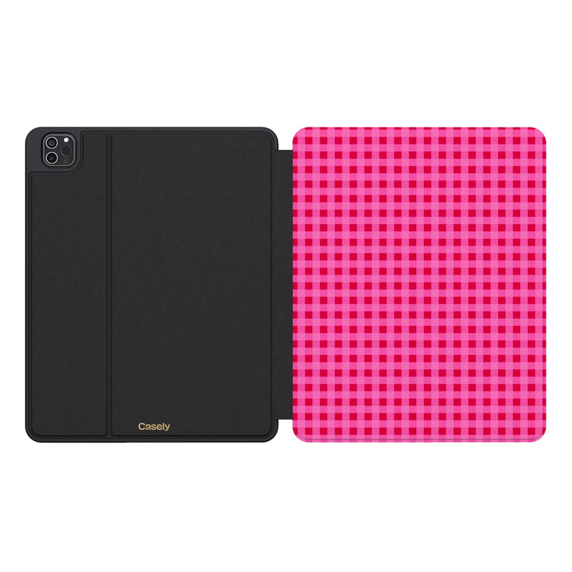 Sweet Jam | Hot Pink Gingham iPad Case