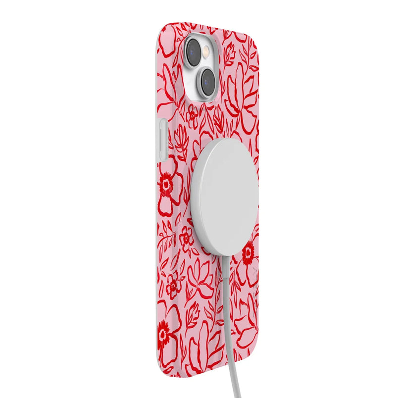 Blush Garden | Floral Doodle Case