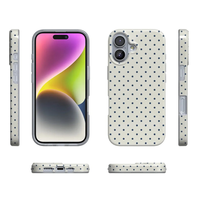 Tiny Stars | Blue & White Case