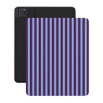 Perfect Stripes | Purple & Blue Stripes iPad Case - iPad Pro 12.9" (M2, 2022)