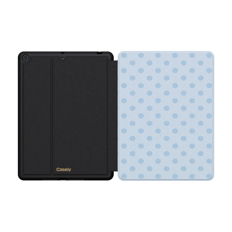 Spotted in SoHo | Light Blue Polka Dot iPad Case