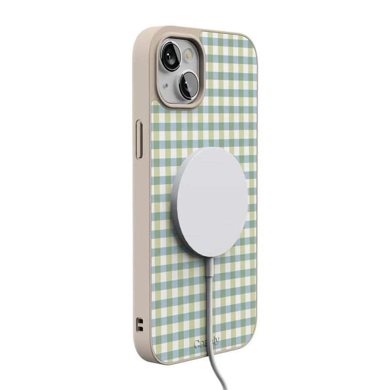Pastel Picnic | Blue & Green Gingham Case