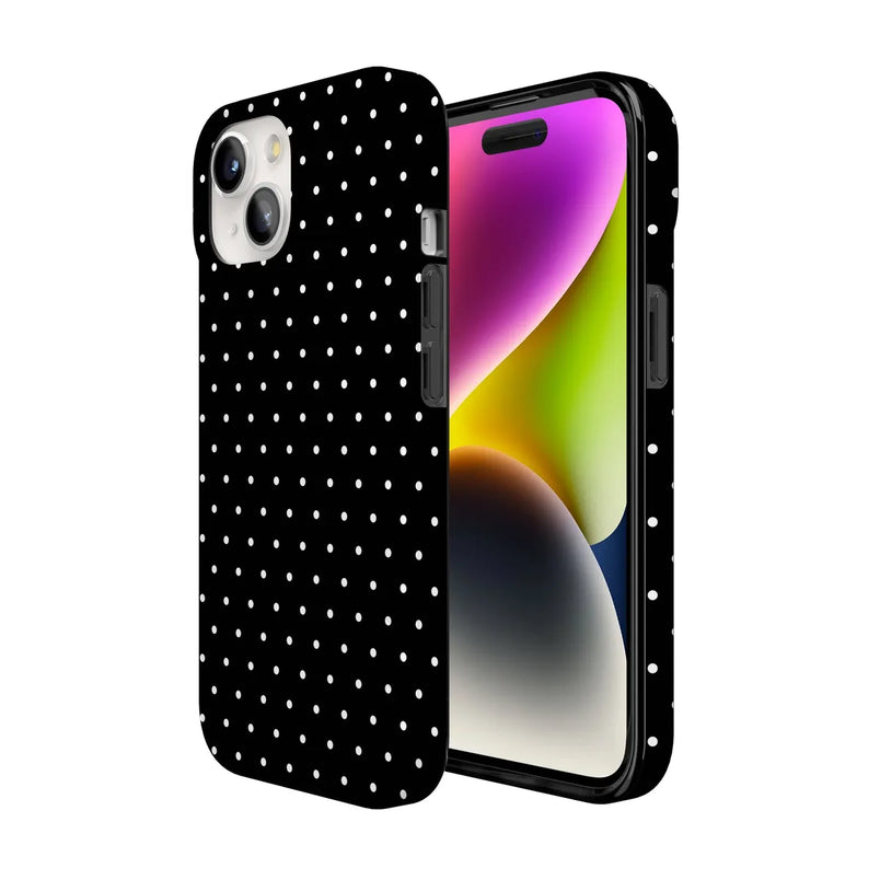 On the Dot | Black Polka Dot Case