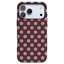 Spotted in SoHo | Burgundy Polka Dot Case