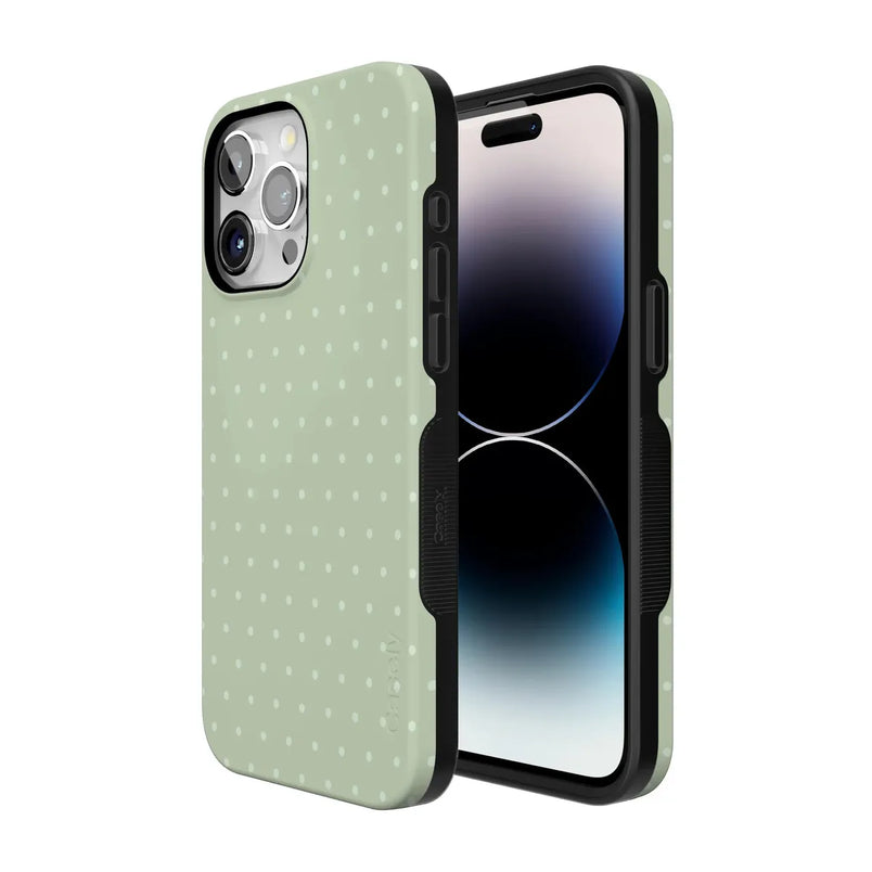 On the Dot | Green Polka Dot Case