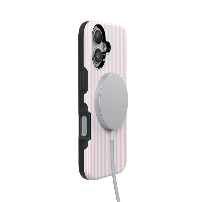 Stripes and the City | Light Pink Pinstripe Case