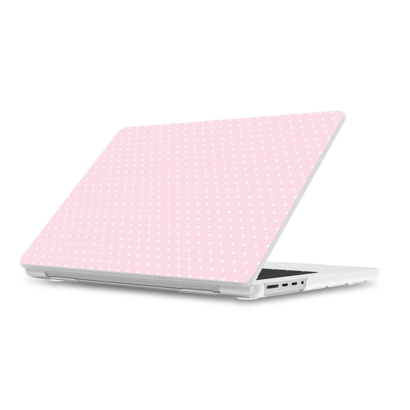 On the Dot | Pink & White Polka Dot Laptop Shell