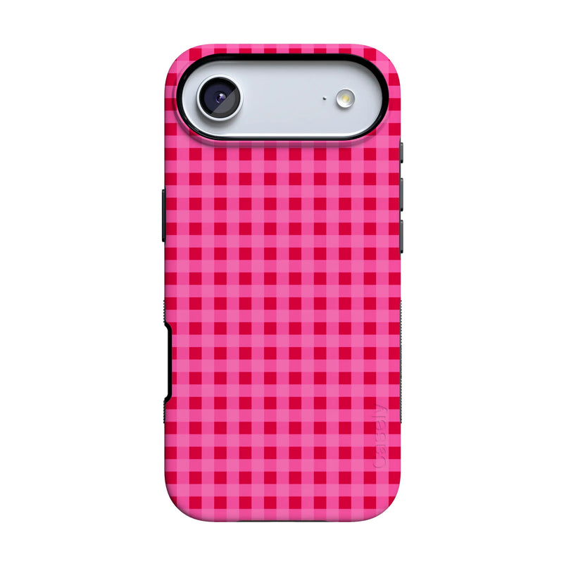 Sweet Jam | Hot Pink Gingham Case - iPhone 17 Air