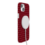 On the Dot | Maroon Polka Dot Case