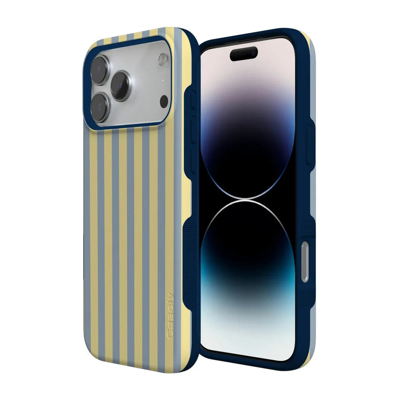 Coastline Stripes | Blue & Yellow Case (Manual)