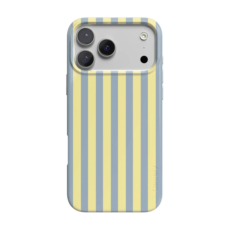 Coastline Stripes | Blue & Yellow Case - iPhone 17 Pro