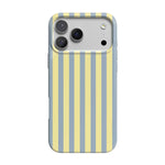 Coastline Stripes | Blue & Yellow Case - iPhone 17 Pro