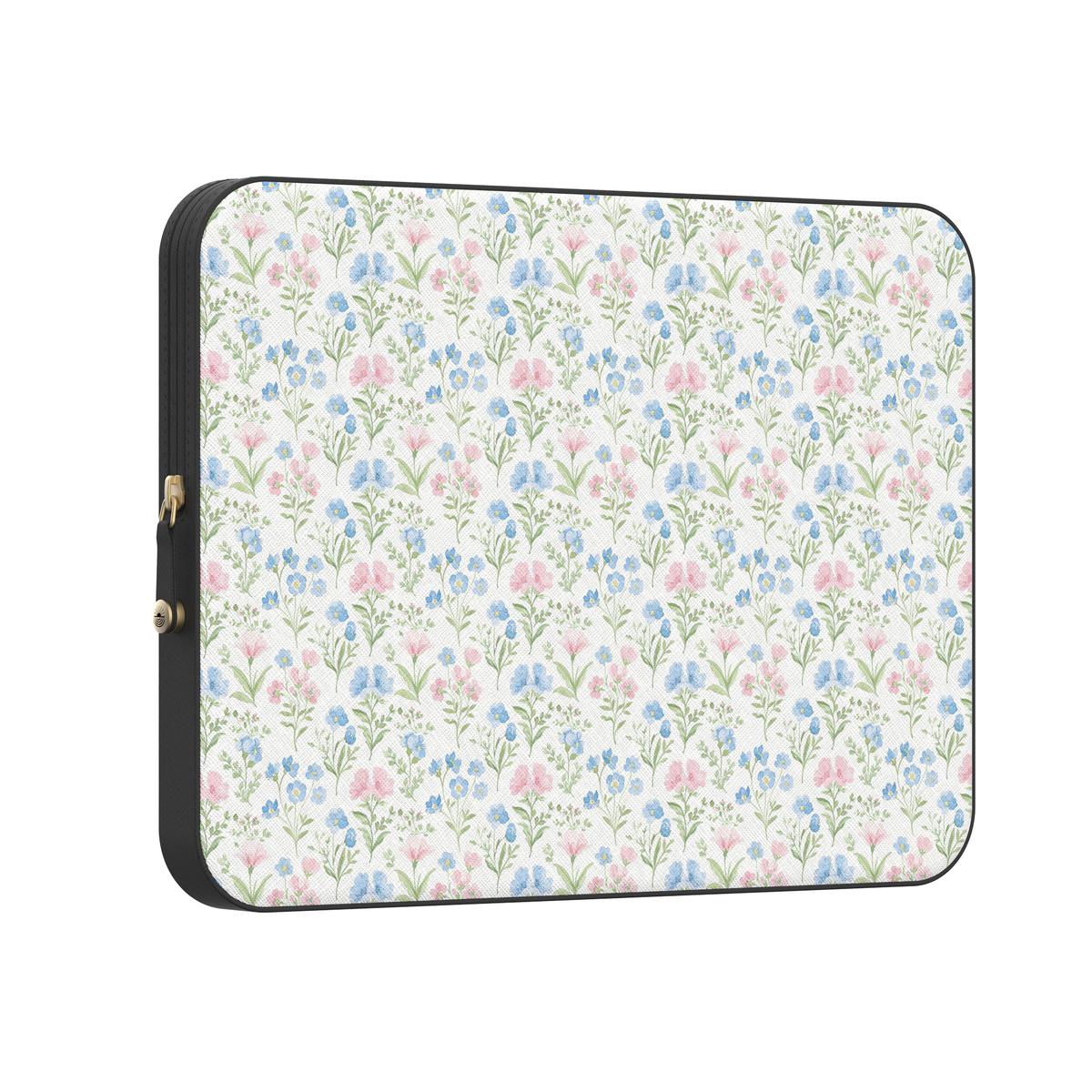 Pastel Flowers Sunday Best Laptop Case - Thumbnail 3