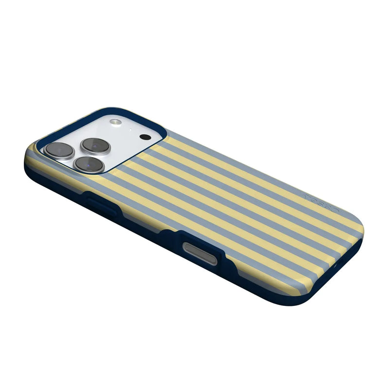 Coastline Stripes | Blue & Yellow Case (Manual)