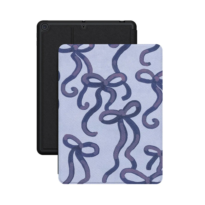 Love Me Knot | Blue Bow iPad Case