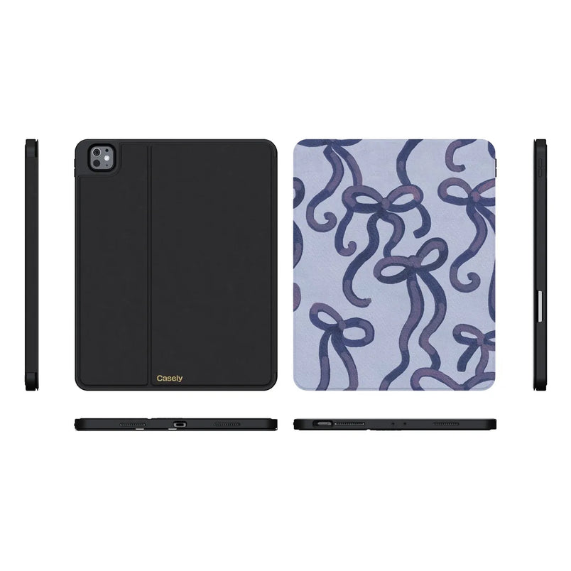 Love Me Knot | Blue Bow iPad Case