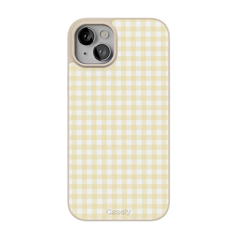Pastel Picnic | Yellow Gingham Case