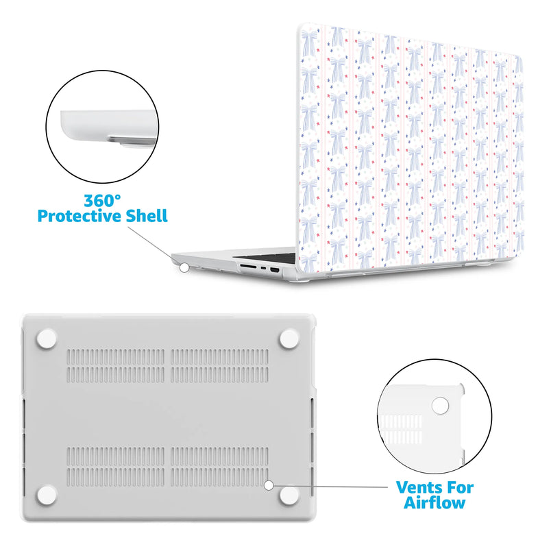 Summer Bows | Coquette Laptop Shell