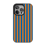 Go New York | Blue & Orange Stripes Case - iPhone 13 Pro Max