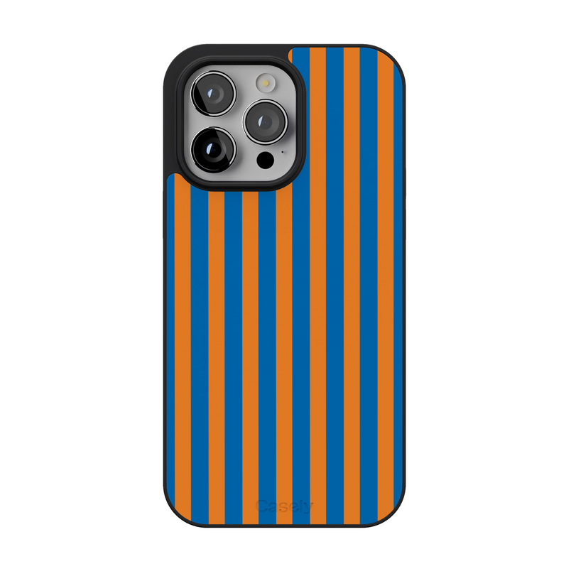 Go New York | Blue & Orange Stripes Case - iPhone 13 Pro Max