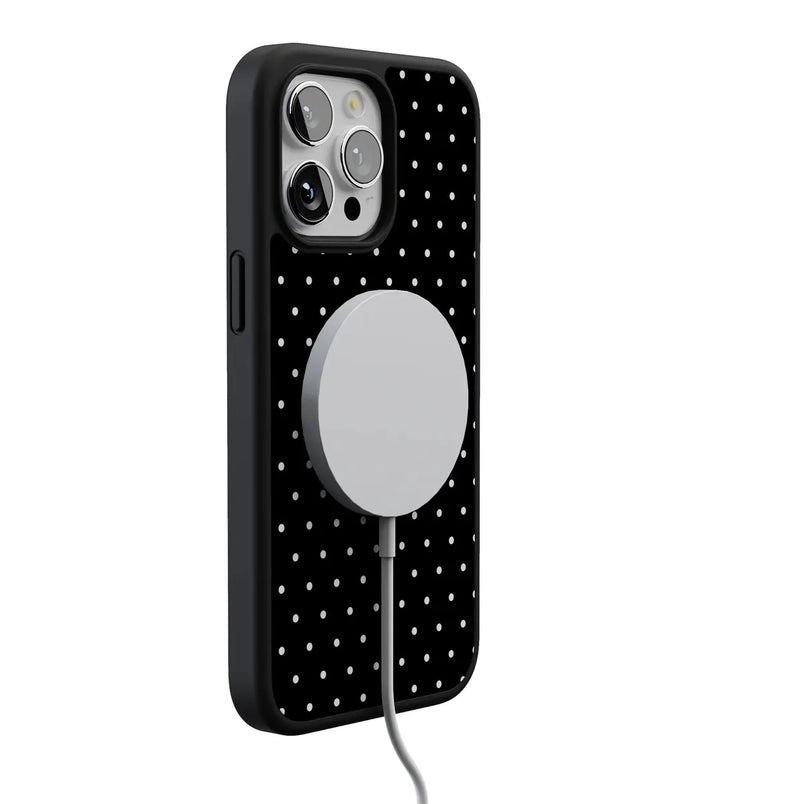 On the Dot | Black Polka Dot Case