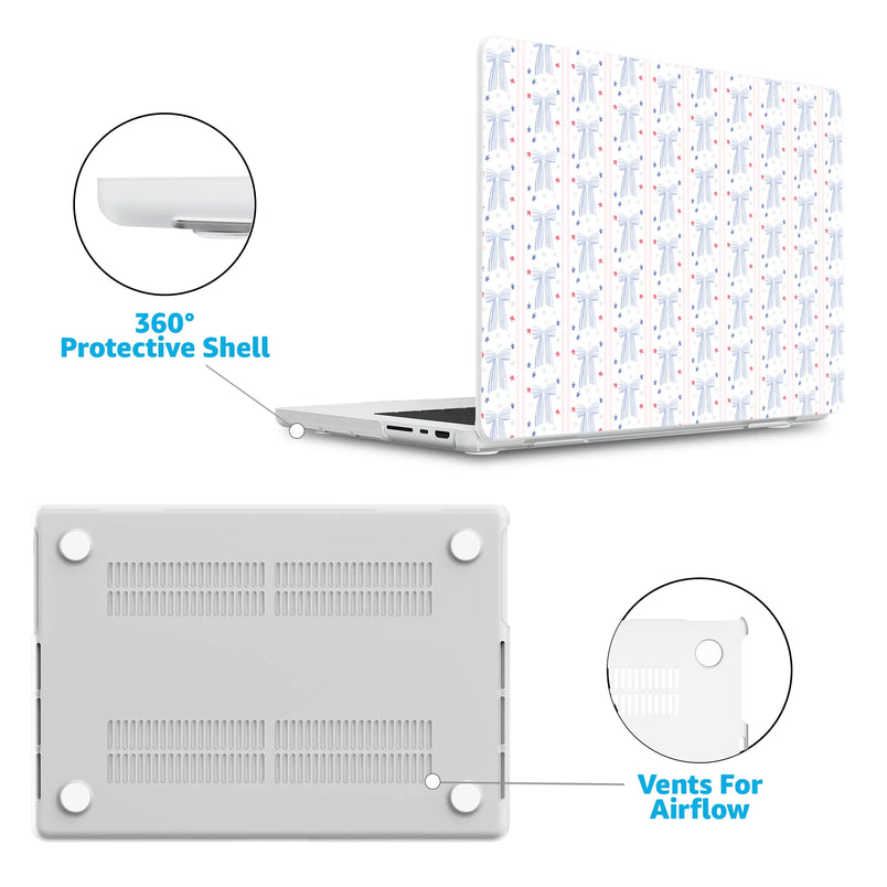 Summer Bows | Coquette Laptop Shell