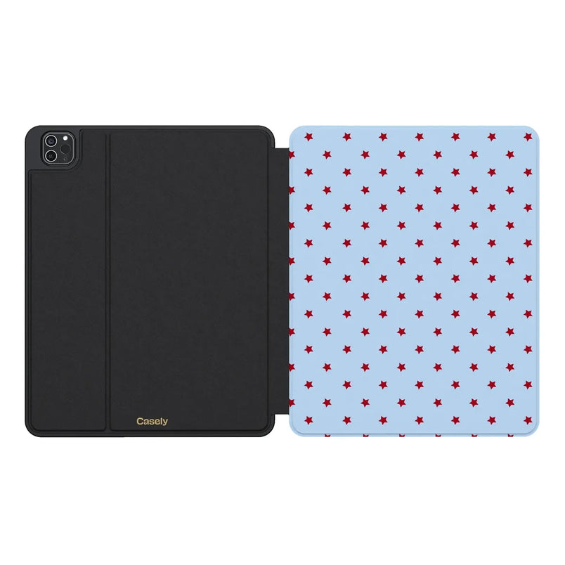 Tiny Stars | Red & Blue iPad Case
