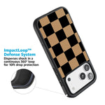 Fit Check | Black & Brown Checkerboard Case
