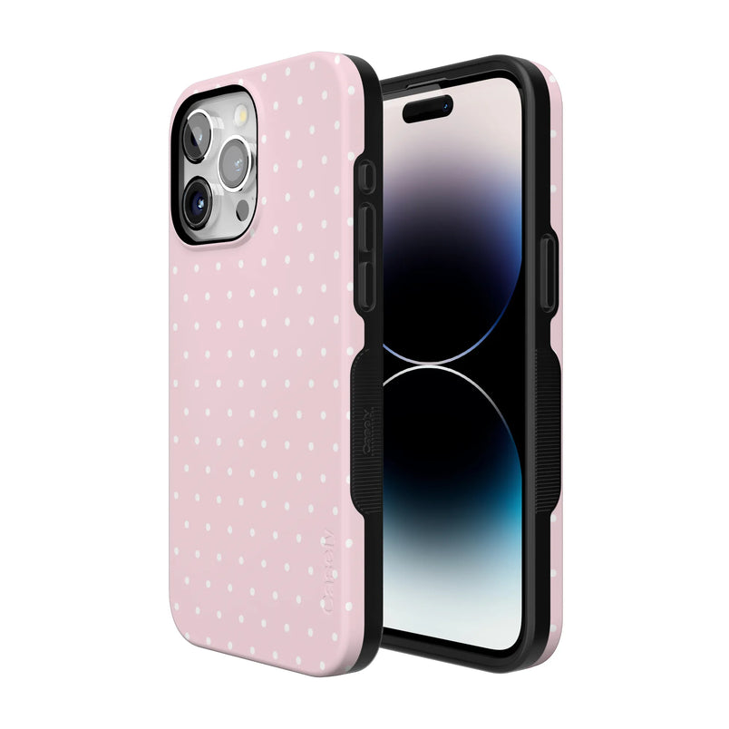 On the Dot | Pink & White Polka Dot Case