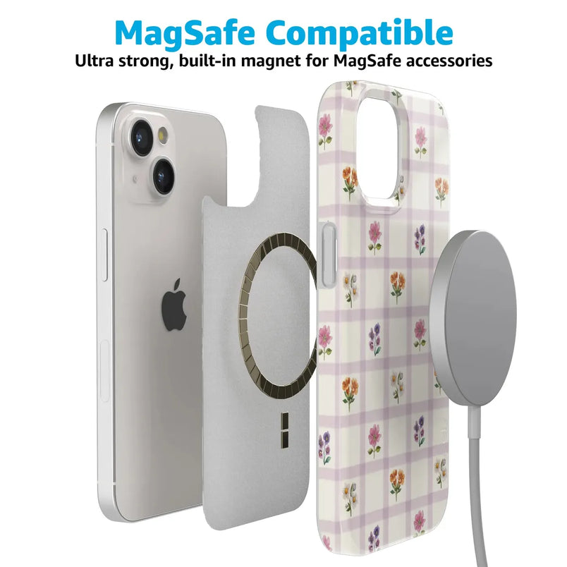 Meadow Check | Floral Gingham Case