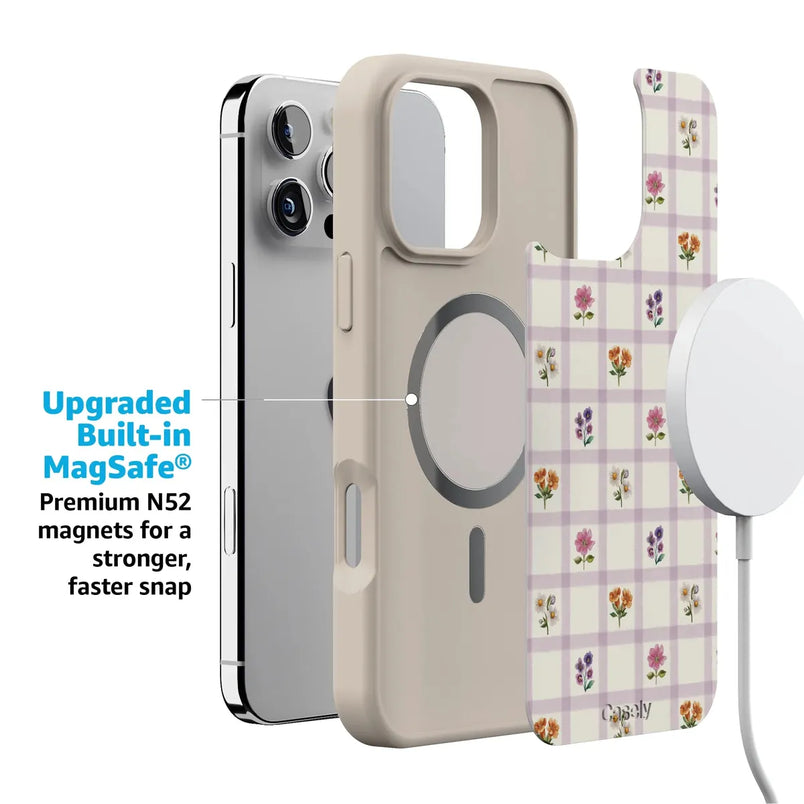 Meadow Check | Floral Gingham Case