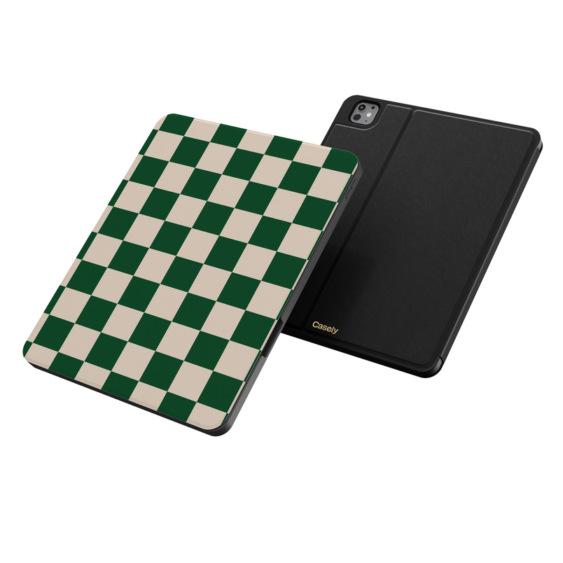 Fit Check | Green Checkerboard iPad Case