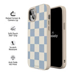 Fit Check | Light Blue Checkerboard Case