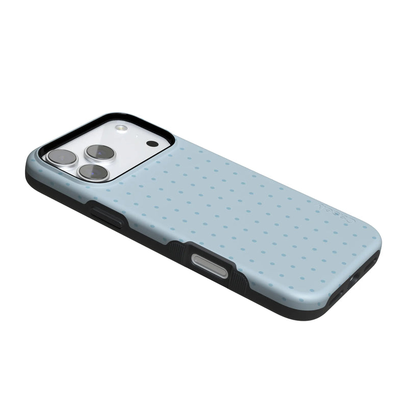 On the Dot | Blue Monochrome Polka Dot Case