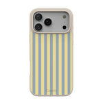 Coastline Stripes | Blue & Yellow Case - iPhone 17 Pro