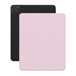 On the Dot | Pink & White Polka Dot iPad Case - iPad Pro 12.9" (M2, 2022)