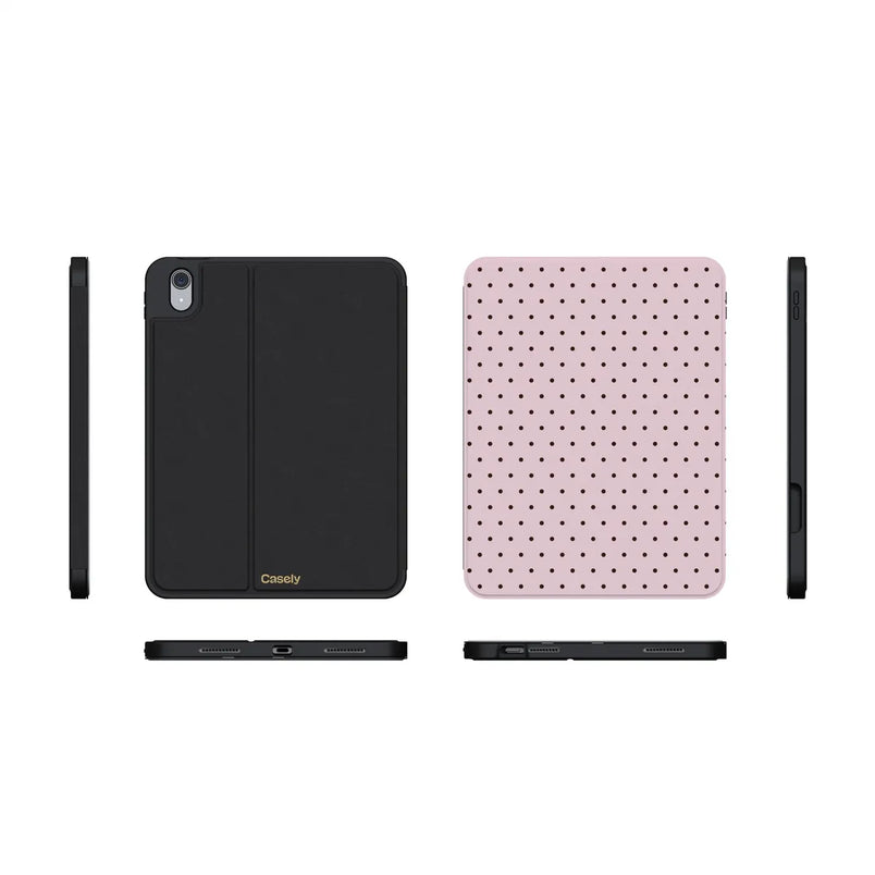 On the Dot | Pink Polka Dot iPad Case