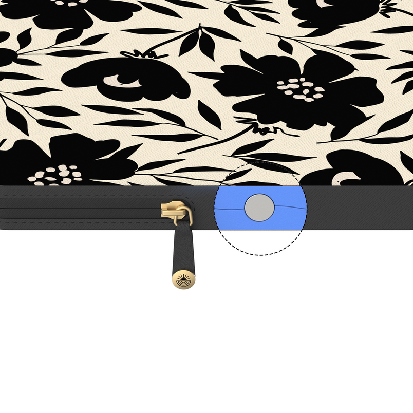 Dark Fantasy | Contrast Floral Laptop Case