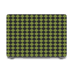 Wicked Hex | Green Checkered Laptop Shell