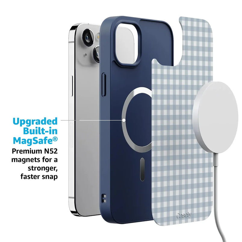 Pastel Picnic | Blue Gingham Case