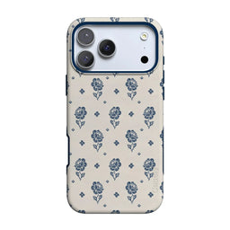 Seaside Stitch | Vintage Roses Case - iPhone 17 Pro