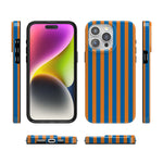 Go New York | Blue & Orange Stripes Case