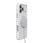 On the Dot | White Polka Dot Case