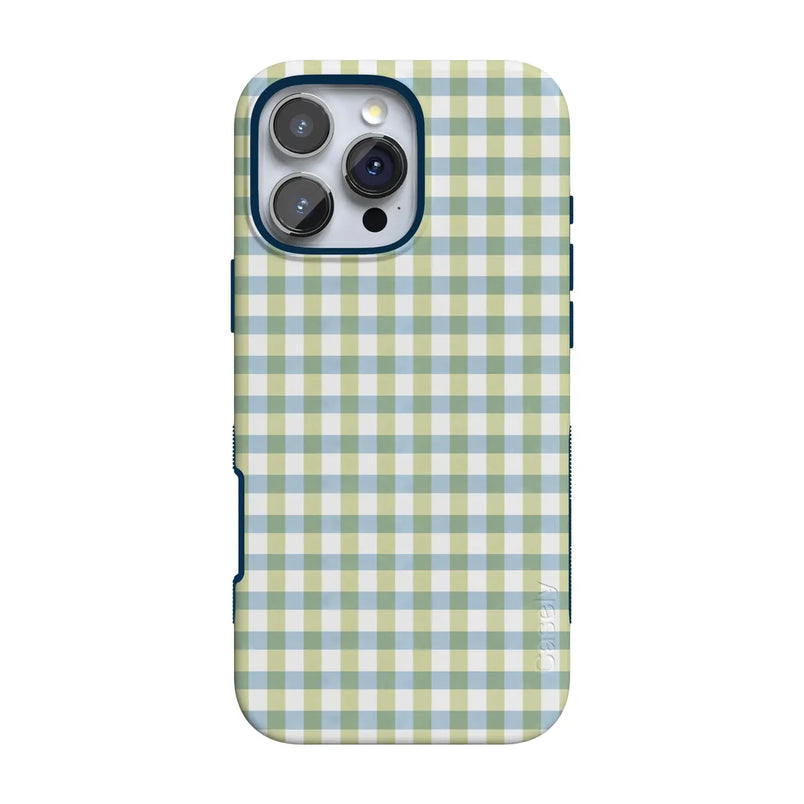 Pastel Picnic | Blue & Green Gingham Case