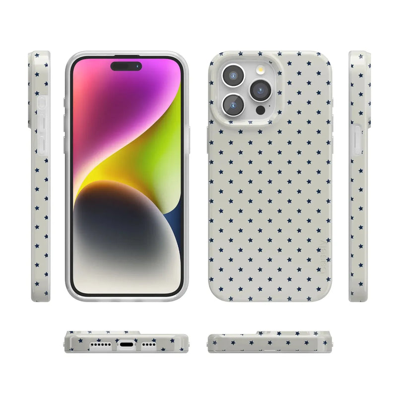 Tiny Stars | Blue & White Case
