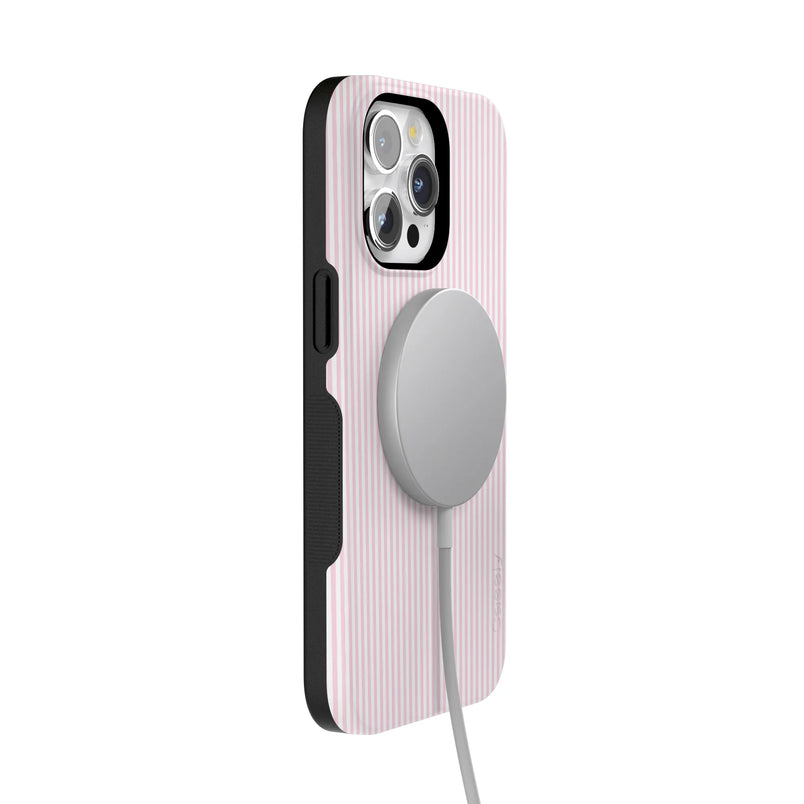 Stripes and the City | Light Pink Pinstripe Case