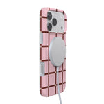 Uptown Gridlock | Pink Checkerboard Case