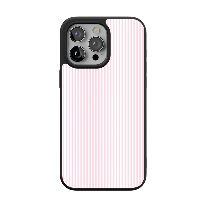 Stripes and the City | Light Pink Pinstripe Case - iPhone 15 Pro